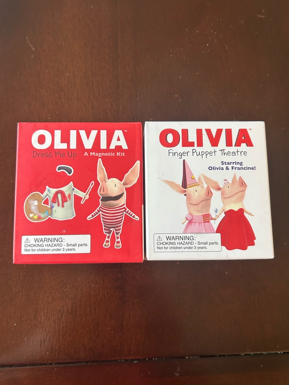NWOT Lot of OLIVIA Dress Me Up Magnetic Kit & Finger Puppet Theatre